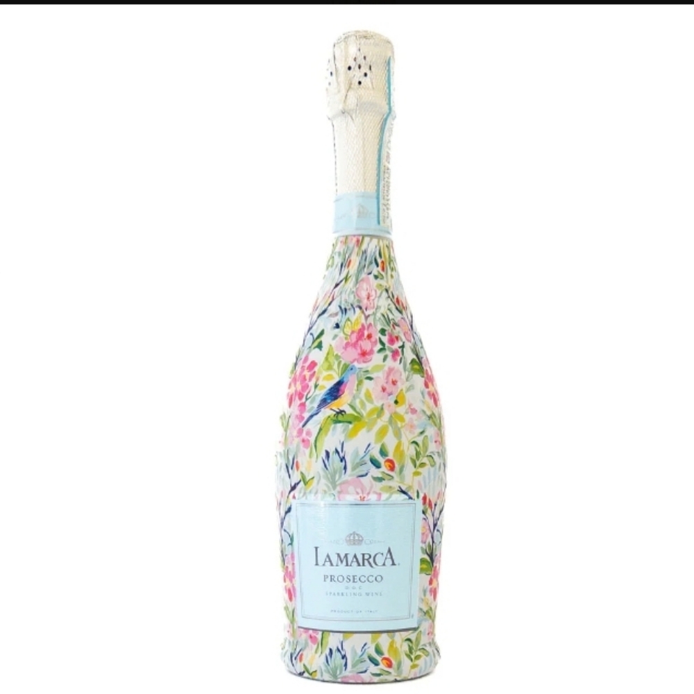 Champagne/Prosecco Bottle Cover/Wrap Springtime Seranade  NWT